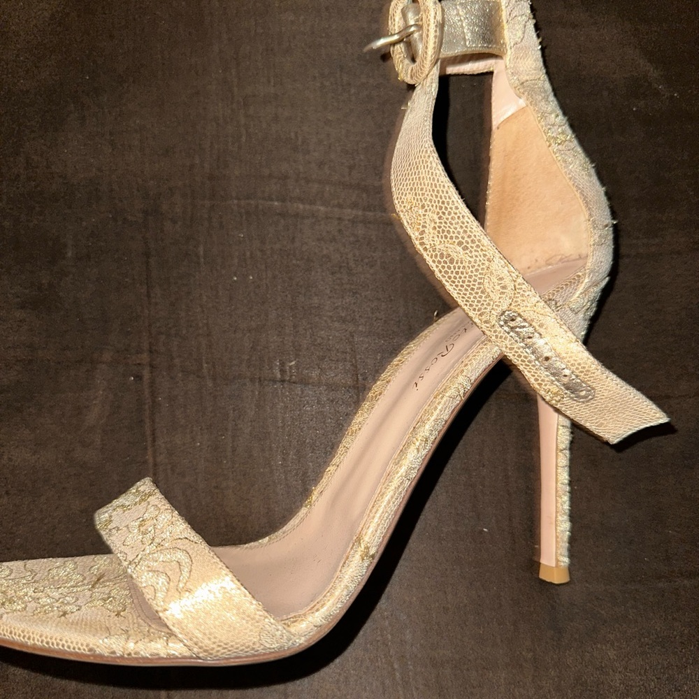 Gianvito rossi Lace trim embellishment sandals